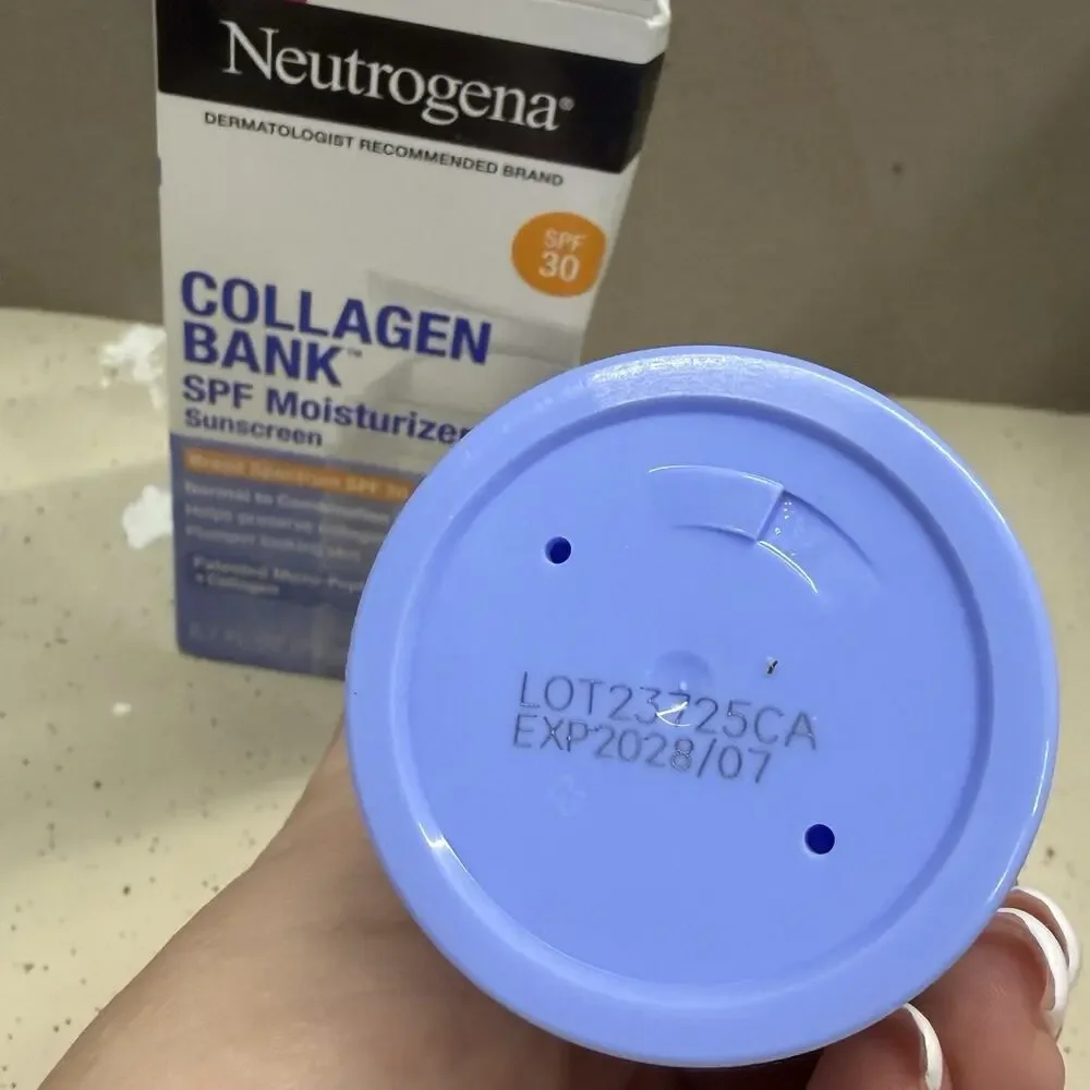 Neutrogena Collagen Bank Face Moisturizer Collagen Bakuchiol 2 fl oz NEW 7/2028